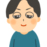 フリー素材・まったりした目の男性・上半身（表情違い有）